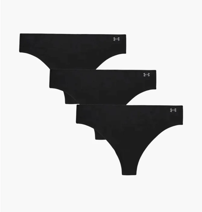 Трусики женские Under Armour Pure (3 шт) Black 1383893-001