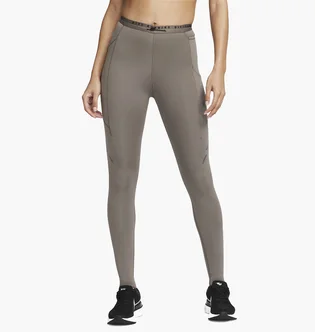 Лосины женские Nike W Nk Df Run Dvn Mr Tght Grey Dm7749-289