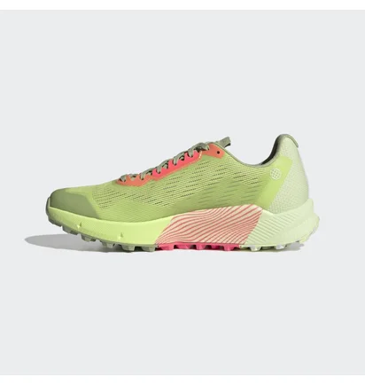 Кроссовки мужские Adidas Terrex Agravic Flow 2.0 Gore-Tex Trail Running Shoes Green/Orange H03182