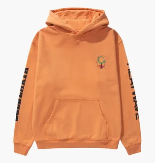 Худі чоловіче Brain Dead Heatwave Orange BDF21T09001947