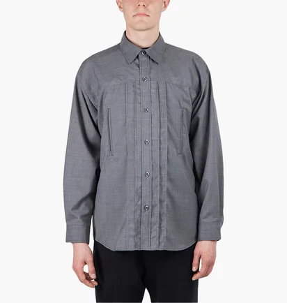 Сорочка унісекс Neighborhood Pt. Western / Ew-Shirt Grey 211AQNH-SHM02