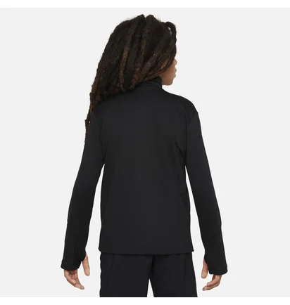Кофта детская Nike Multi Older Dri-Fit Uv Long-Sleeve 1/2-Zip Top Black FN8375-010