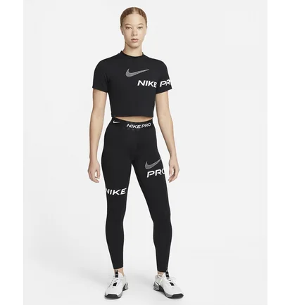 Футболка женская Nike Df Grx Ss Crop Top Black Dx0078-010