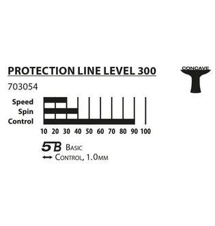 Ракетка для настольного тенниса Donic Protection Line 300 Black/Red 703054