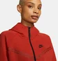 Толстовка жіноча Nike W Nsw Tch Flc Wr Essntl Fz Hdy Red Cw4298-623
