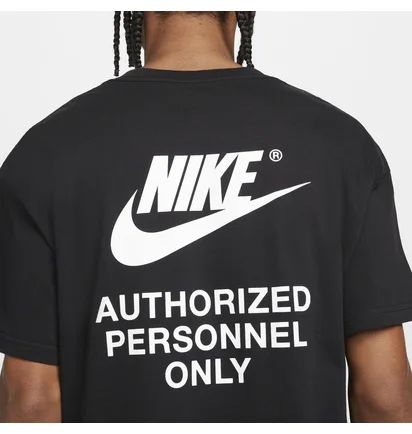 Футболка чоловіча Nike M Nsw Authrzd Personnel Tee Black Dm6427-010