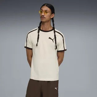 Футболка чоловіча Puma T7 Big Cat Ringer Beige 635242-87