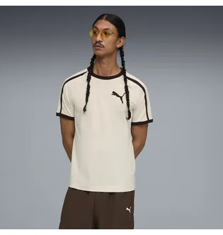 Футболка чоловіча Puma T7 Big Cat Ringer Beige 635242-87