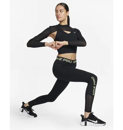 Легінси жіночі Nike Pro Mid-Rise Full-Length Leggings Black FB5687-010