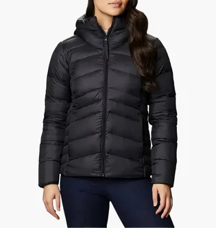 Пуховик жіночий Columbia Autumn Park Down Hooded Jacket Black EK0292-010