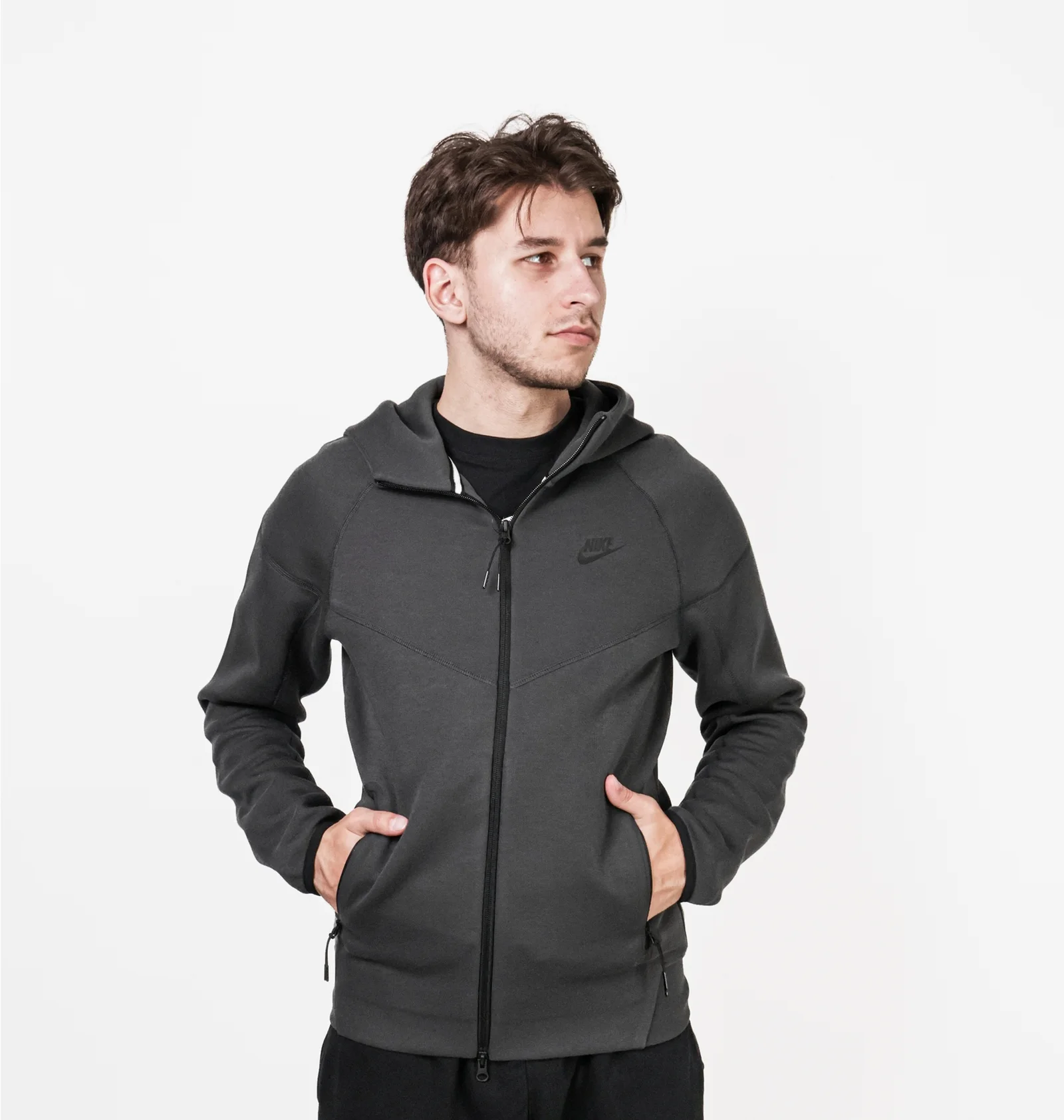 ᐉ Толстовка чоловіча Nike Sportswear Tech Fleece Windrunner Grey