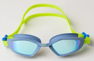 Очки для плавания унисекс Aqua Speed Raven Mirror Green 713-04