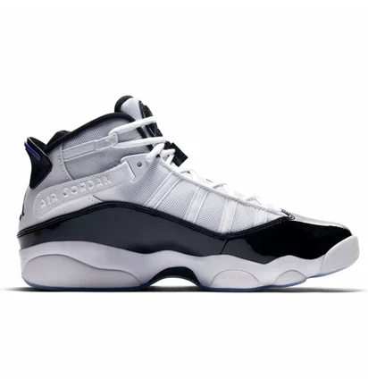 Кроссовки мужские Air Jordan 6 Rings White/Black 322992-104