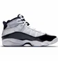 Кроссовки мужские Air Jordan 6 Rings White/Black 322992-104