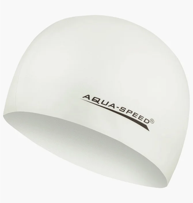 Шапочка для плавання Aqua Speed Mega White 100-05