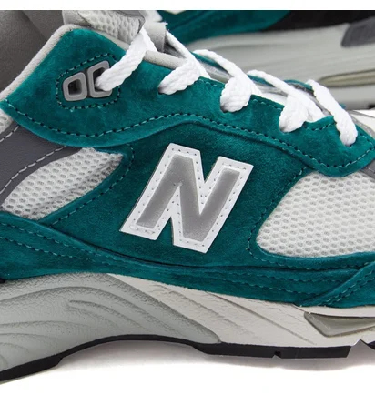Кроссовки женские New Balance W991Tlk - Made In Uk Green/White W991TLK