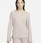 Лонгслив женский Nike W Nsw Rib Jrsy Ls Top Beige DV7866-272