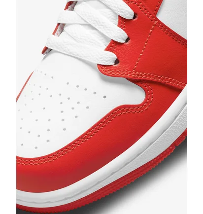 Кроссовки женские Nike 1 Mid Syracuse W Orange/White BQ6472-116