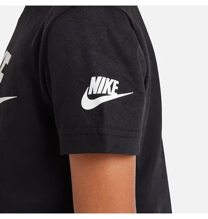Футболка дитяча Nike Futura Evergreen T-Shirt Black/White 86J575-K25