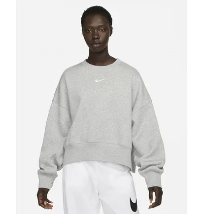 Свитшот женский Nike Sportswear Phoenix Fleece Over-Oversized Crewneck Sweatshirt Grey Dq5761-063
