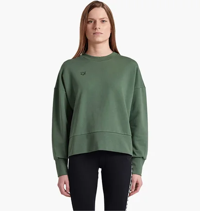 Свитшот женский Arena Oversized Crew Neck Green 006580-660