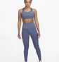 Легінси жіночі Nike One Df Hr 7/8 Tight Blue DV9020-491