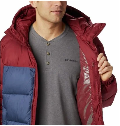 Пуховик чоловічий Columbia Pike Lake Hooded Omni-Heat Blue/Red WO0020-479