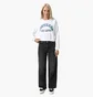 Свитшот женский Converse Retro Chuck Heritage Crew Light Rgh White 10026777-102