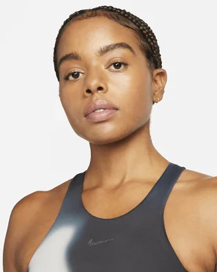 Топ жіночий Nike W Ny Df Swsh Md365 Aop Bra Grey Dm0647-070