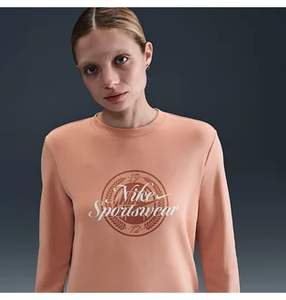 Свитшот женский Nike Sportswear Club Fleece Peach HV2342-688