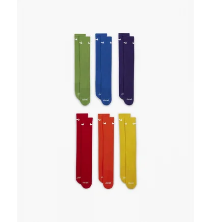 Носки унисекс Nike Ed Pls Csh Crw (6 пар) Multi Sx6897-903