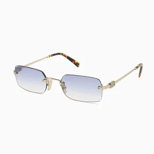 Солнцезащитные очки женские Miu Miu Gold/Light Blue B50S-ZVN80O-52