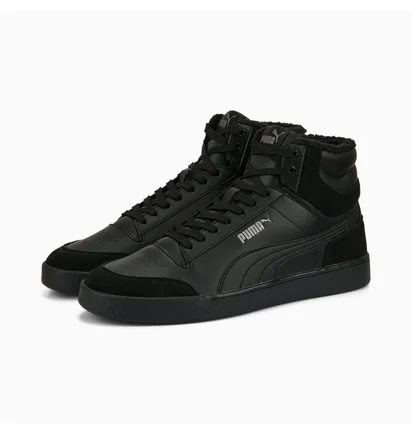 Кросівки чоловічі Puma Shuffle Mid Fur Sneakers Black 387609-01