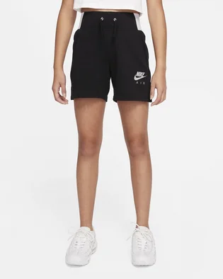 Шорты детские Nike Big Kids (Girls) French Terry Shorts Black Dm8218-010