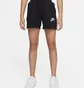 Шорты детские Nike Big Kids (Girls) French Terry Shorts Black Dm8218-010