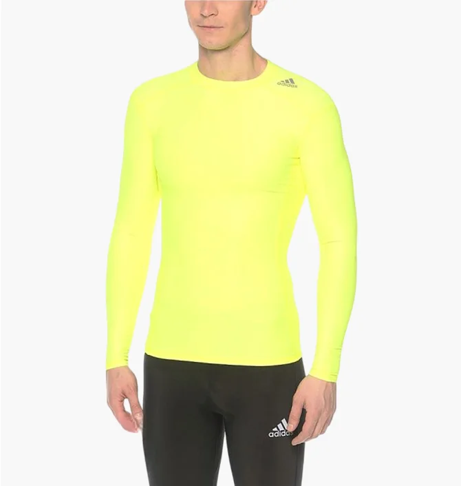 Лонгслив мужской Adidas Tf Chill Ls Yellow S95669