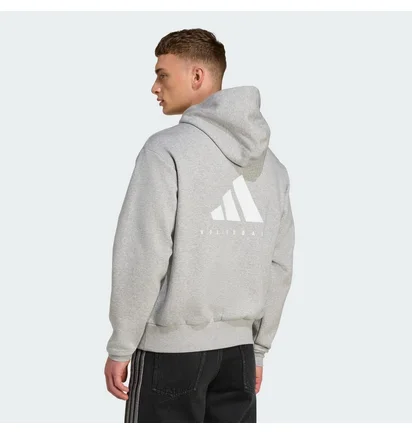 Худі чоловіче Adidas Logo Hoodievb Grey KB2609