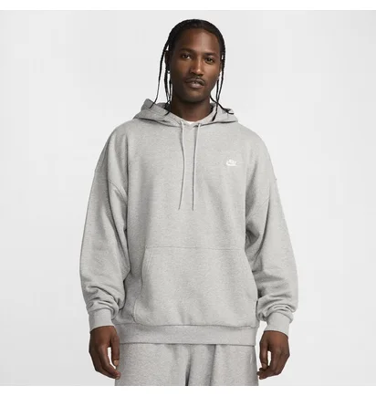 Худи мужское Nike Club Fleece Hoodie French-Terry Grey HJ1816-063