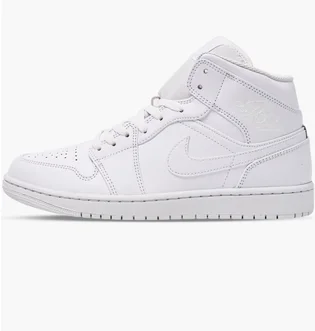 ᐉ Кросівки чоловічі Air Jordan 1 Mid White 554724-136 - придбати