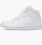Кроссовки мужские Air Jordan 1 Mid White 554724-136