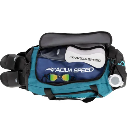 Сумка унісекс Aqua Speed Duffel Bag L 60152 Turquoise/Black 141-27