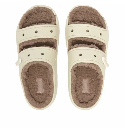Тапочки чоловічі Crocs Classic Cozzzy Sandal Beige 207446-2YC