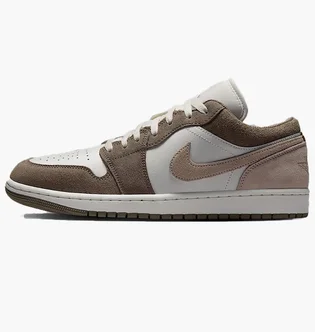 Кроссовки мужские Air Jordan 1 Low Olive/White 553558-046