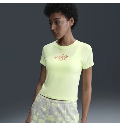 Футболка женская Nike Nsw Nk Chll Knit Tee Eday Green HF9722-360