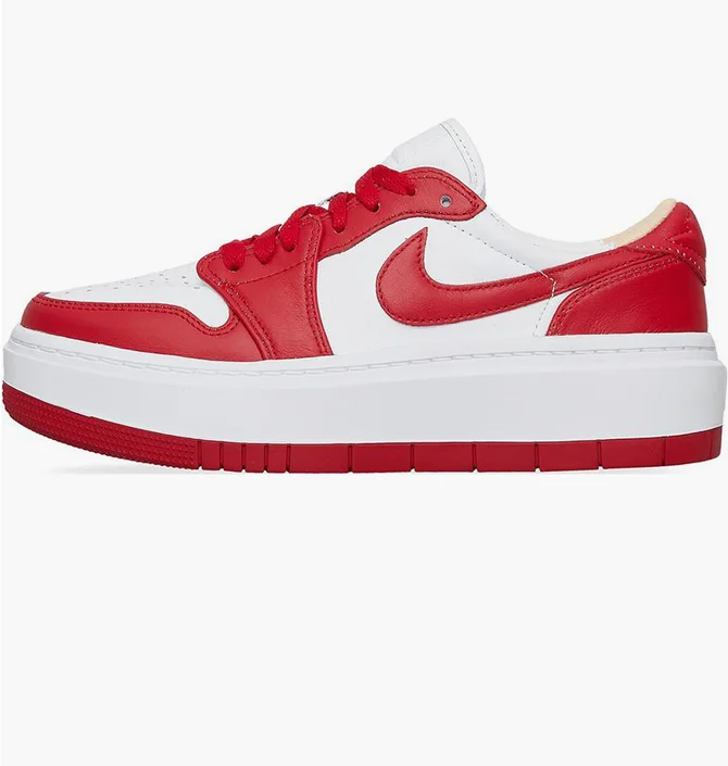 Кросівки жіночі Air Jordan Wmns 1 Elevate Low Sneakers White/Red DH7004-116