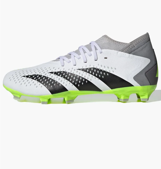 Бутси унісекс Adidas Predator Accuracy.3 Firm Ground Cleats White/Grey GZ0024