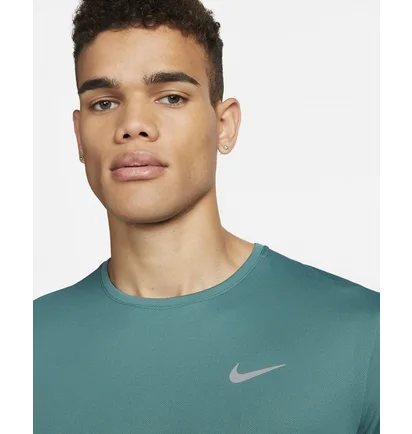 Футболка мужская Nike Dri-Fit Uv Miler Short-Sleeve Running Top Turquoise DV9315-379