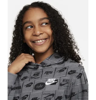 Худі дитяче Nike K Nsw Club Ft Hdy Aop Grey FN8741-084