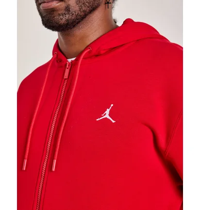 Толстовка мужская Air Jordan Brooklyn Full-Zip Fleece Hoodie Red FV7289-687