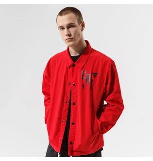 Рубашка мужская Nike Chi M Nk Jkt Coaches Cts 75 Nba Red DB1433-657